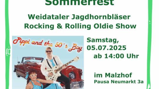 Sommerfest am 5. Juli 2025