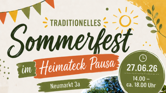 Sommerfest am 27. Juni 2026