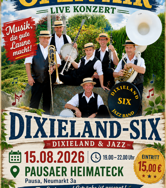 OpenAir-Konzert am 15. August 2026